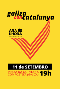 Galiza con Catalunya, plataforma a prol do proceso soberanista catalán